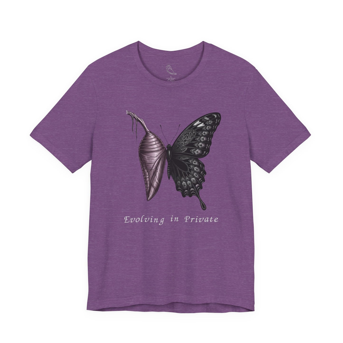 Evolving in Private Butterfly tee | Butterfly Illustration Shirt, Graphic Tee