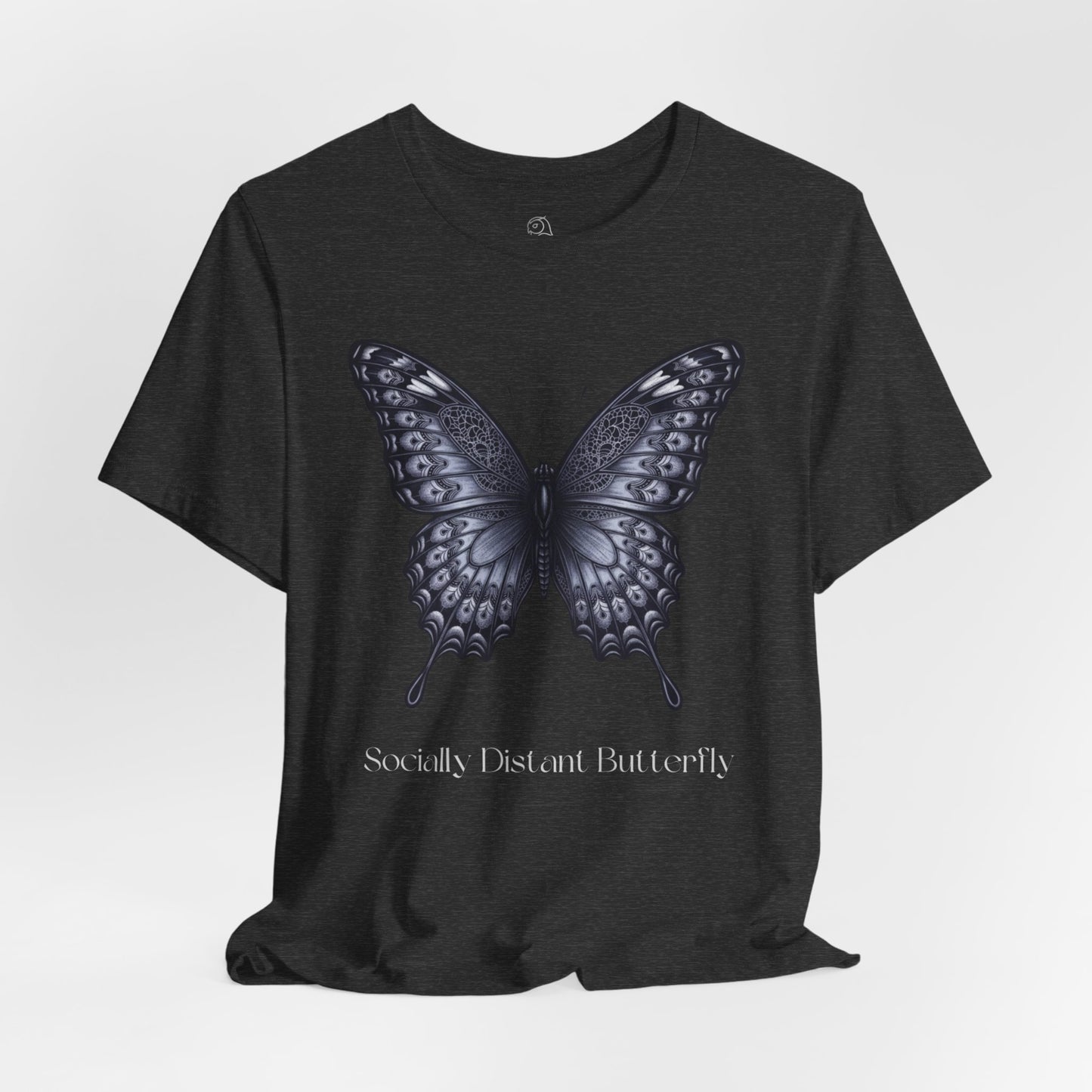 Socially Distant Butterfly tee | Butterfly Illustration Shirt, Graphic Tee