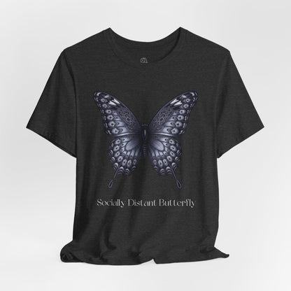 Socially Distant Butterfly tee | Butterfly Illustration Shirt, Graphic Tee