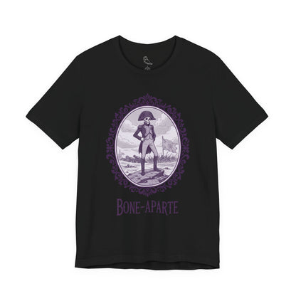 Napoleon Bone-Aparte T-Shirt | Gothic Historical Tee, Skeleton Illustration