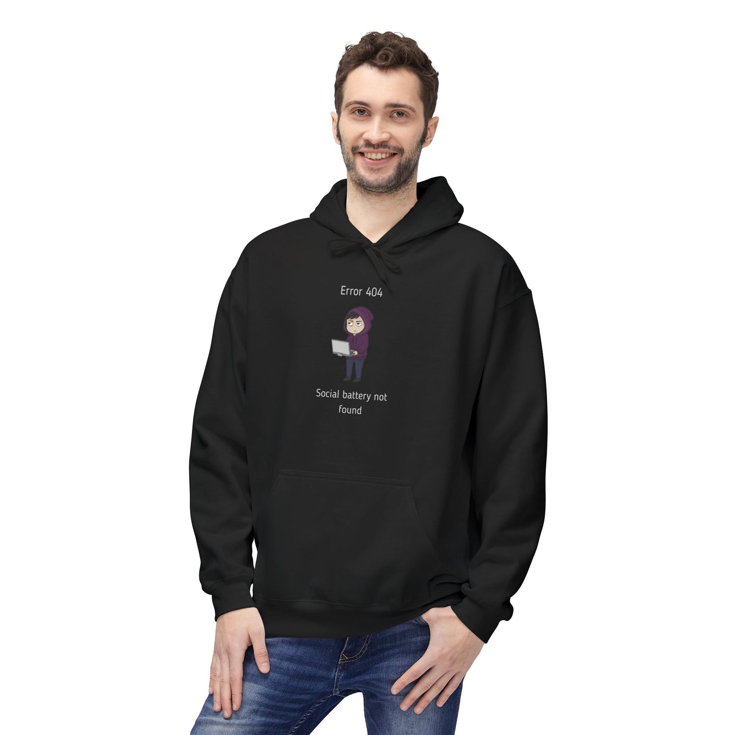 Error 404  | Introvert Graphic Hoodie