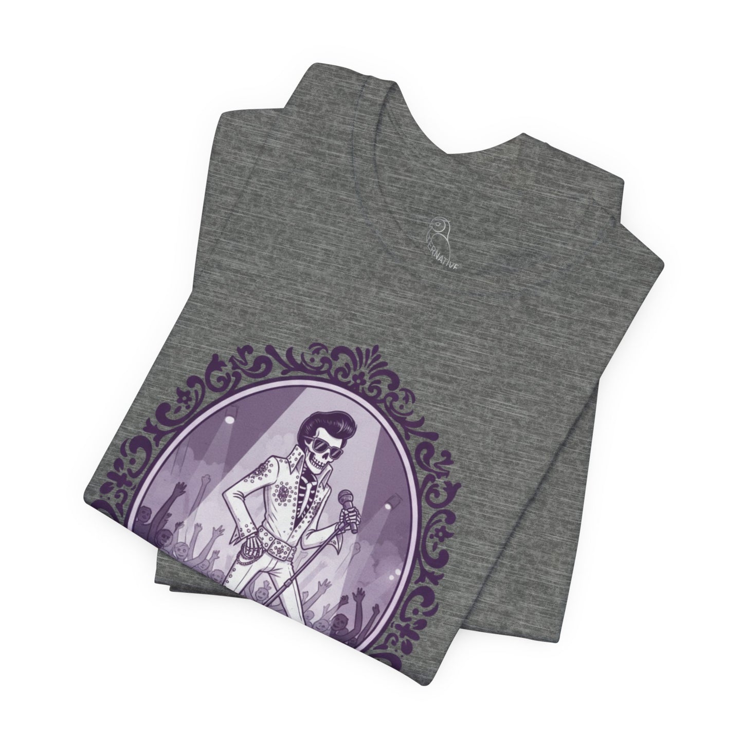 Elvis Pelvis | Gothic Historical Tee, Skeleton Illustration