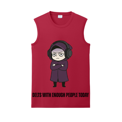 Delts With Enough People Gym Tank | Introvert and Antisocial Apparel