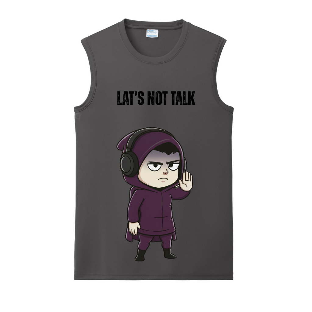 Lat's Not Talk Gym Tank | Introvert and Antisocial Apparel