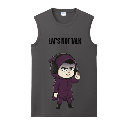 Lat's Not Talk Gym Tank | Introvert and Antisocial Apparel