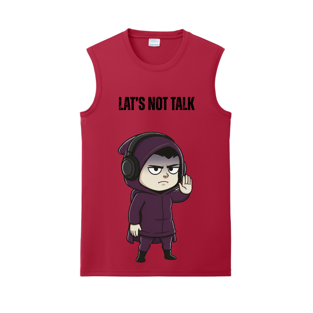 Lat's Not Talk Gym Tank | Introvert and Antisocial Apparel