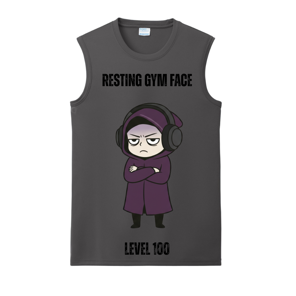 Resting Gym Face Gym Tank | Introvert and Antisocial Apparel