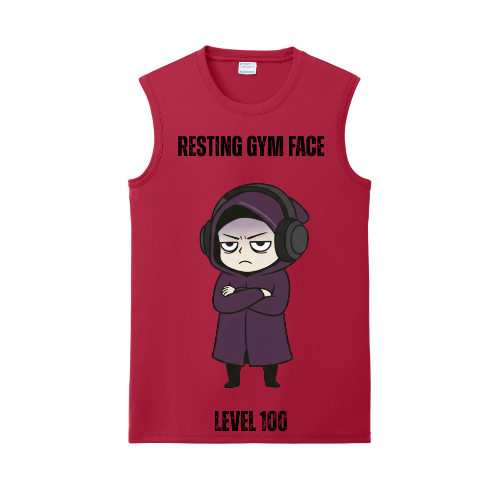 Resting Gym Face Gym Tank | Introvert and Antisocial Apparel