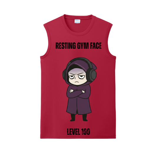Resting Gym Face Gym Tank | Introvert and Antisocial Apparel