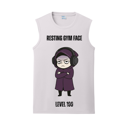 Resting Gym Face Gym Tank | Introvert and Antisocial Apparel