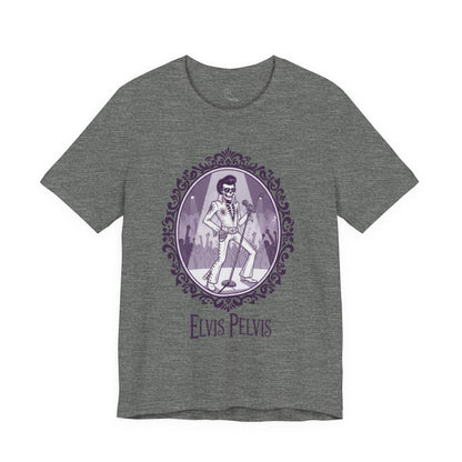 Elvis Pelvis | Gothic Historical Tee, Skeleton Illustration