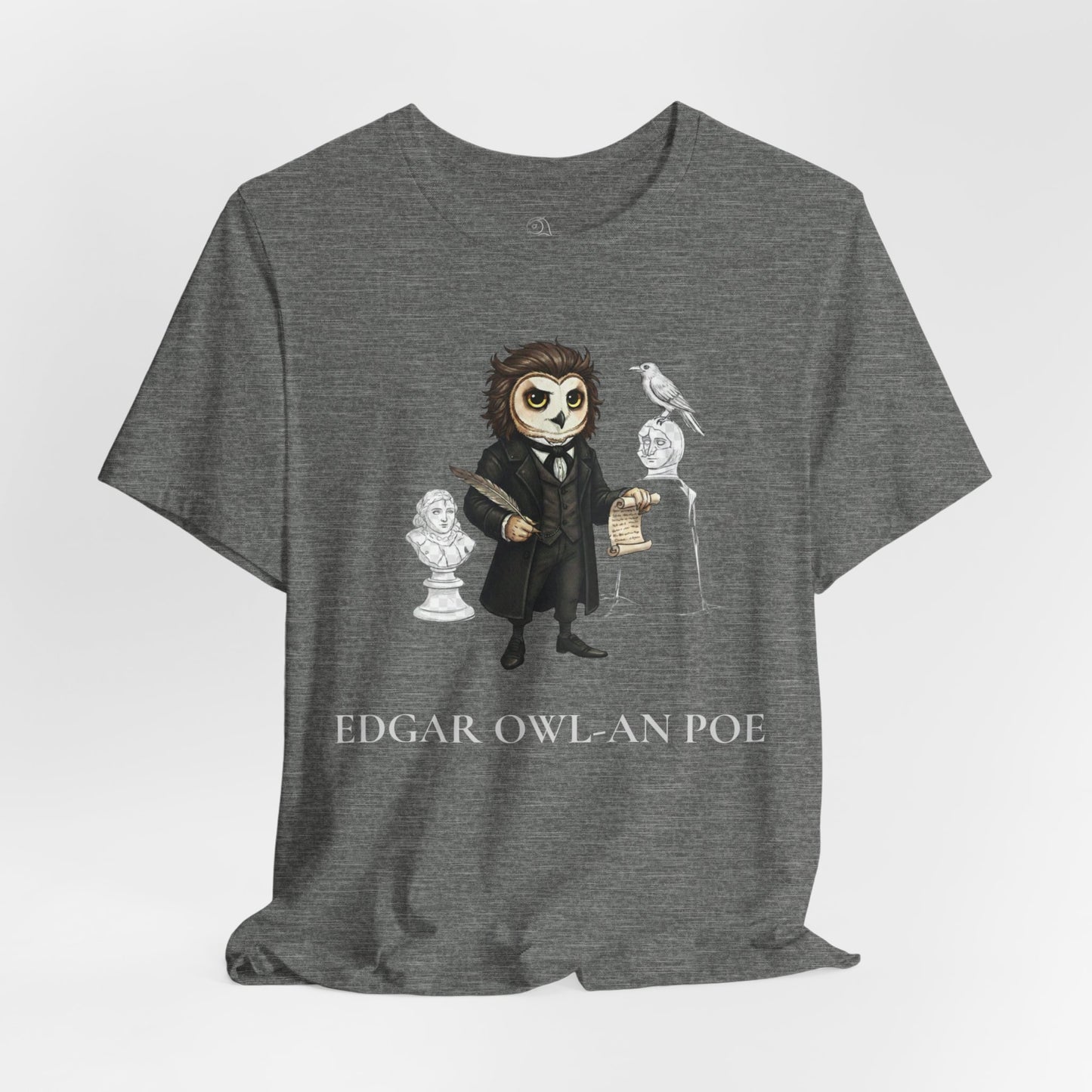 Edgar Owl-an Poe | Owl Graphical Tee