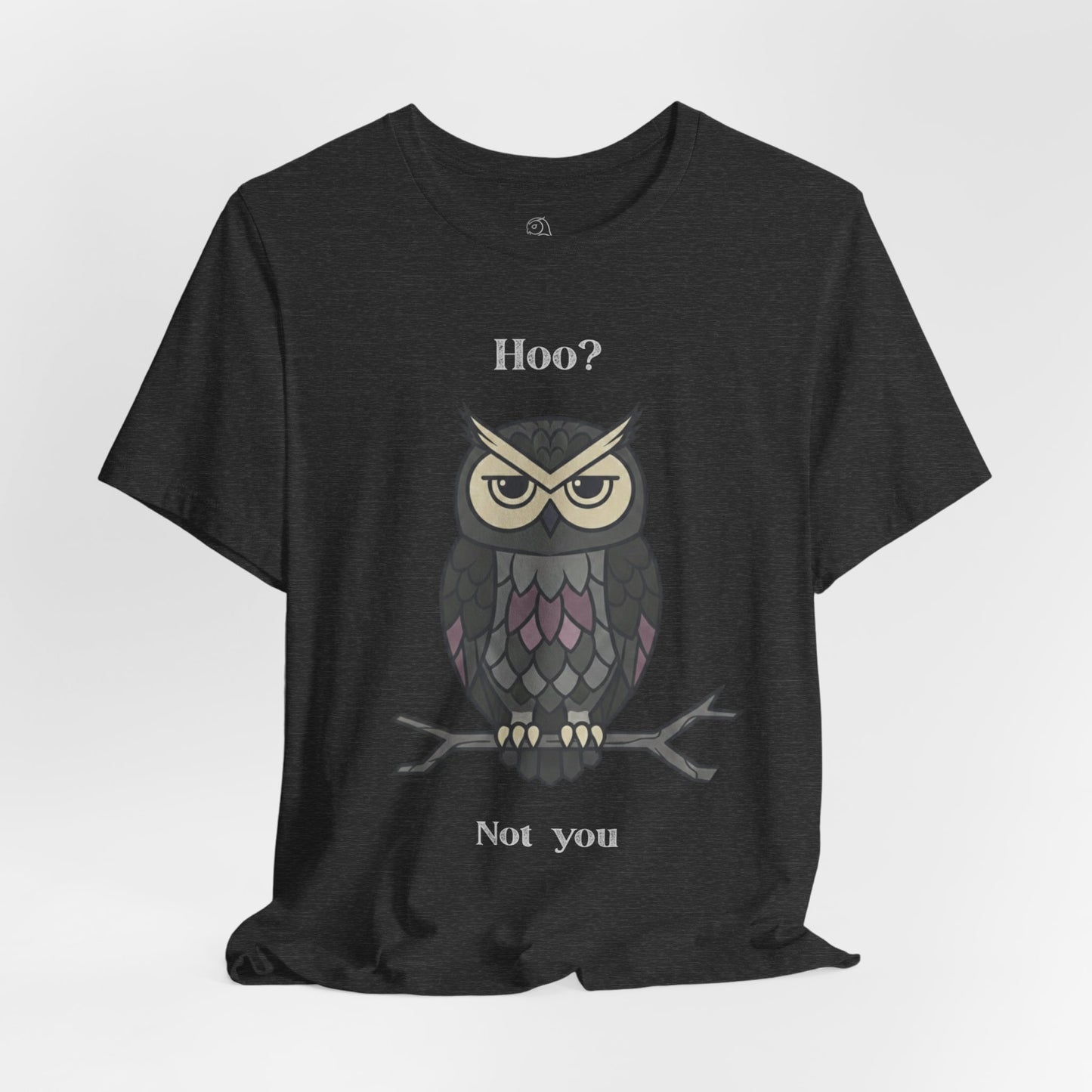 Owl 'Hoo? Not You' Tee | Owl Tee, Sarcastic Quote, Punny