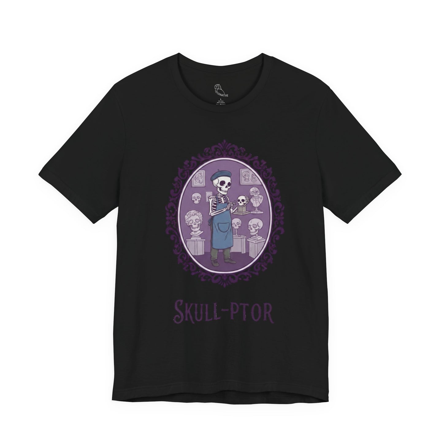 Skull-ptor T-Shirt | Gothic Tee, Skull Illustration