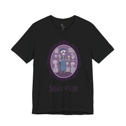 Skull-ptor T-Shirt | Gothic Tee, Skull Illustration