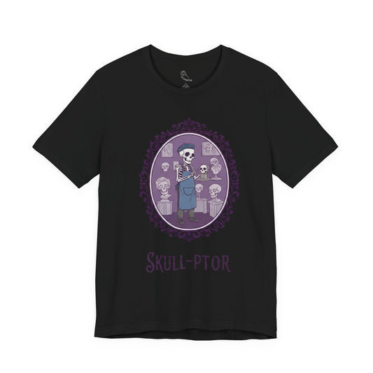 Skull-ptor T-Shirt | Gothic Tee, Skull Illustration