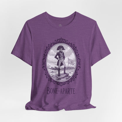 Napoleon Bone-Aparte T-Shirt | Gothic Historical Tee, Skeleton Illustration