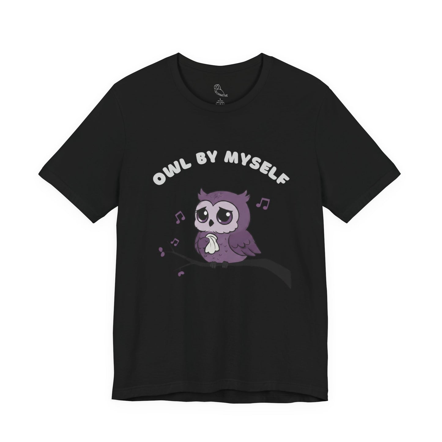 Owl By Myself | Owl Graphic Tee