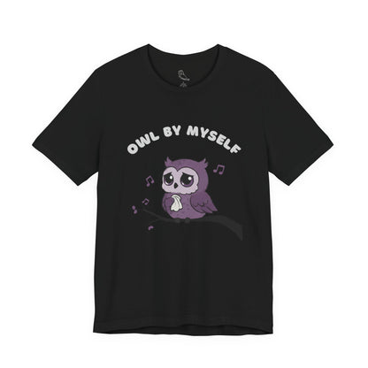 Owl By Myself | Owl Graphic Tee