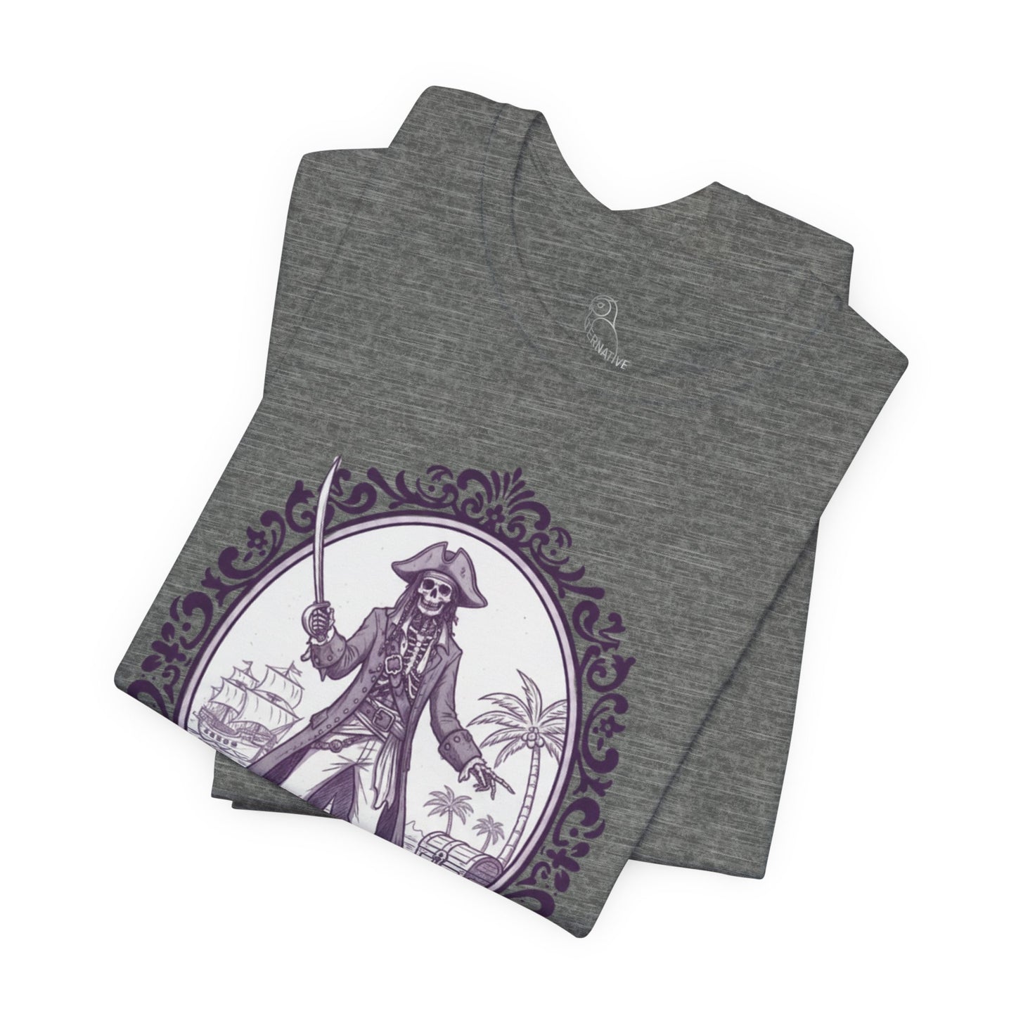 Captain Jack Spare-ribs | Gothic Tee, Skeleton Illustration