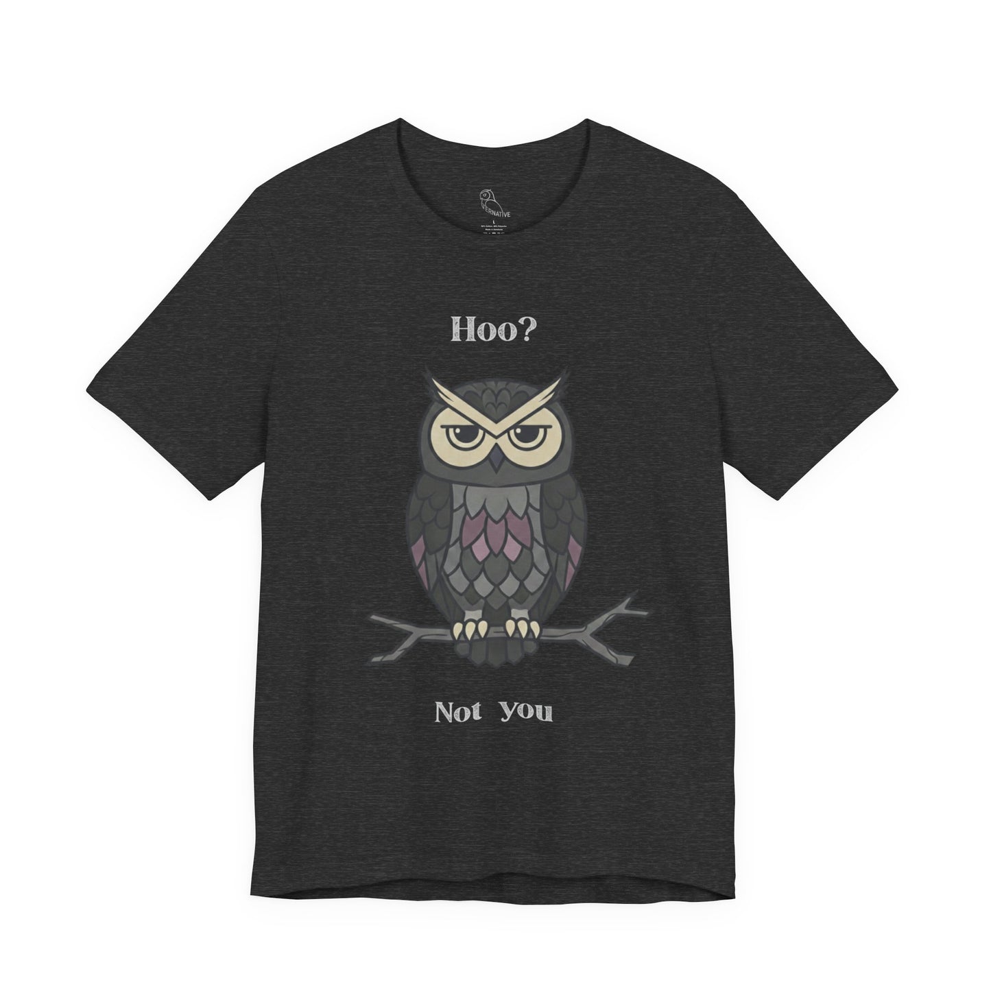Owl 'Hoo? Not You' Tee | Owl Tee, Sarcastic Quote, Punny