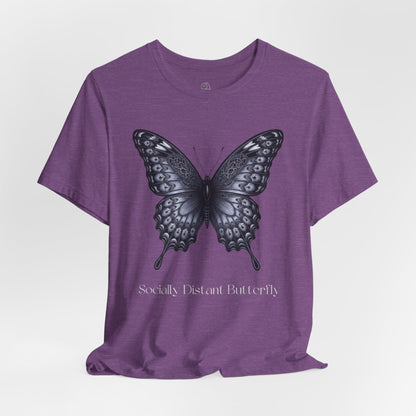 Socially Distant Butterfly tee | Butterfly Illustration Shirt, Graphic Tee