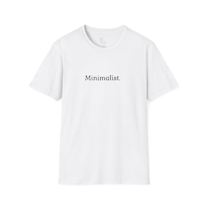 Minimalist. T-Shirt | Minimalist typography tee, Simple aesthetic