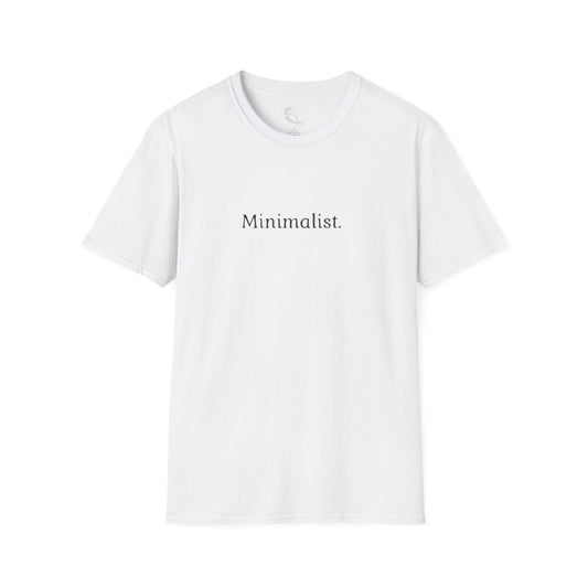 Minimalist. T-Shirt | Minimalist typography tee, Simple aesthetic