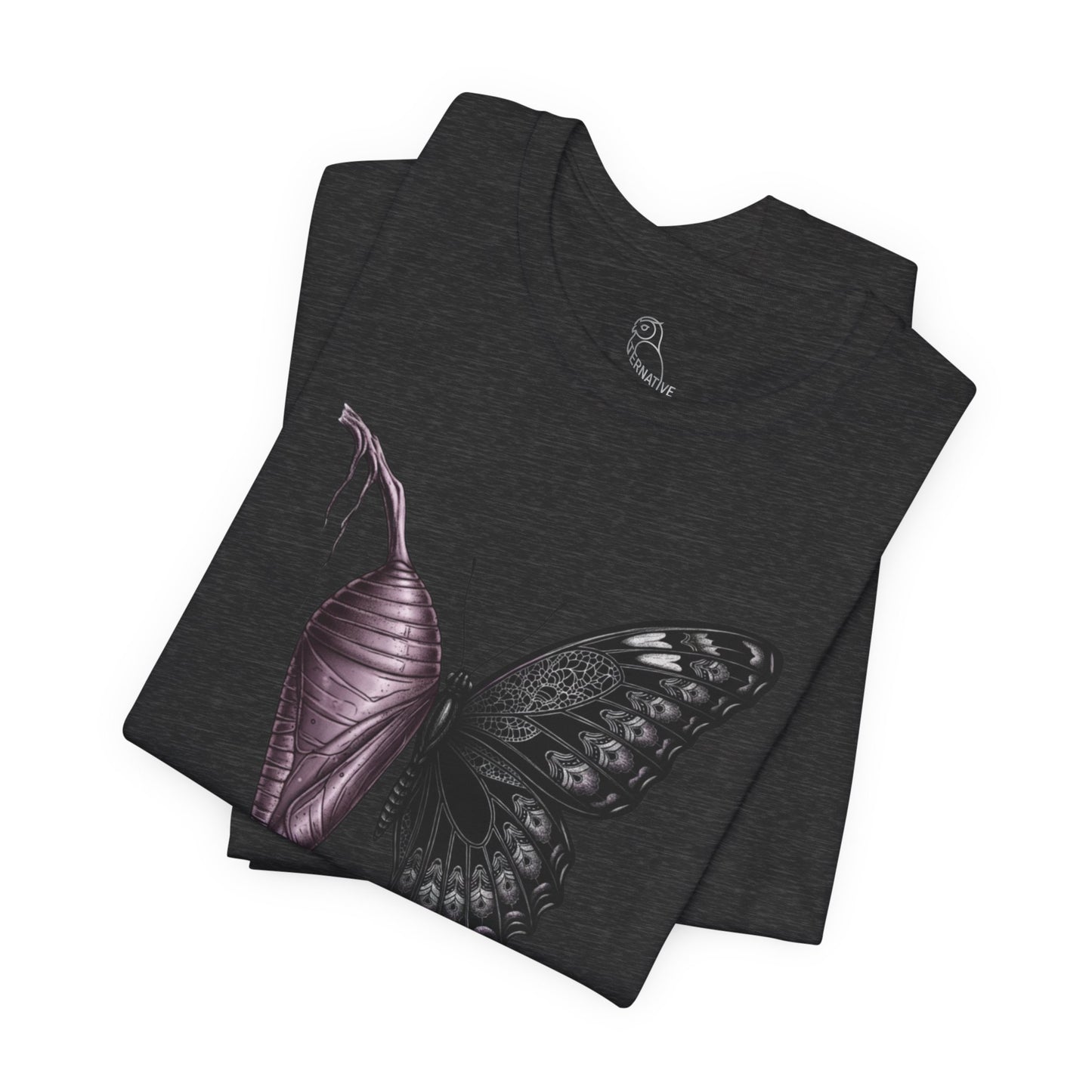 Evolving in Private Butterfly tee | Butterfly Illustration Shirt, Graphic Tee