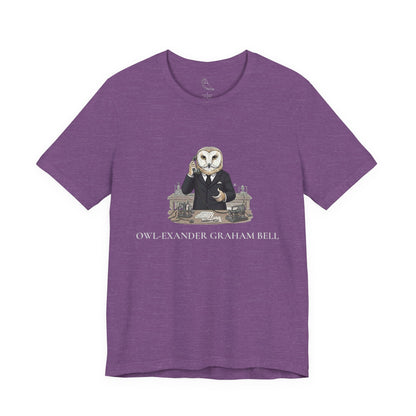 Owl-exander Graham Bell | Owl Graphic Tee