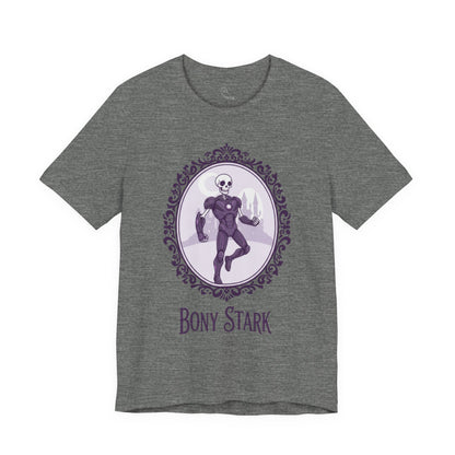 Bony Stark | Gothic Tee, Skeleton Illustration