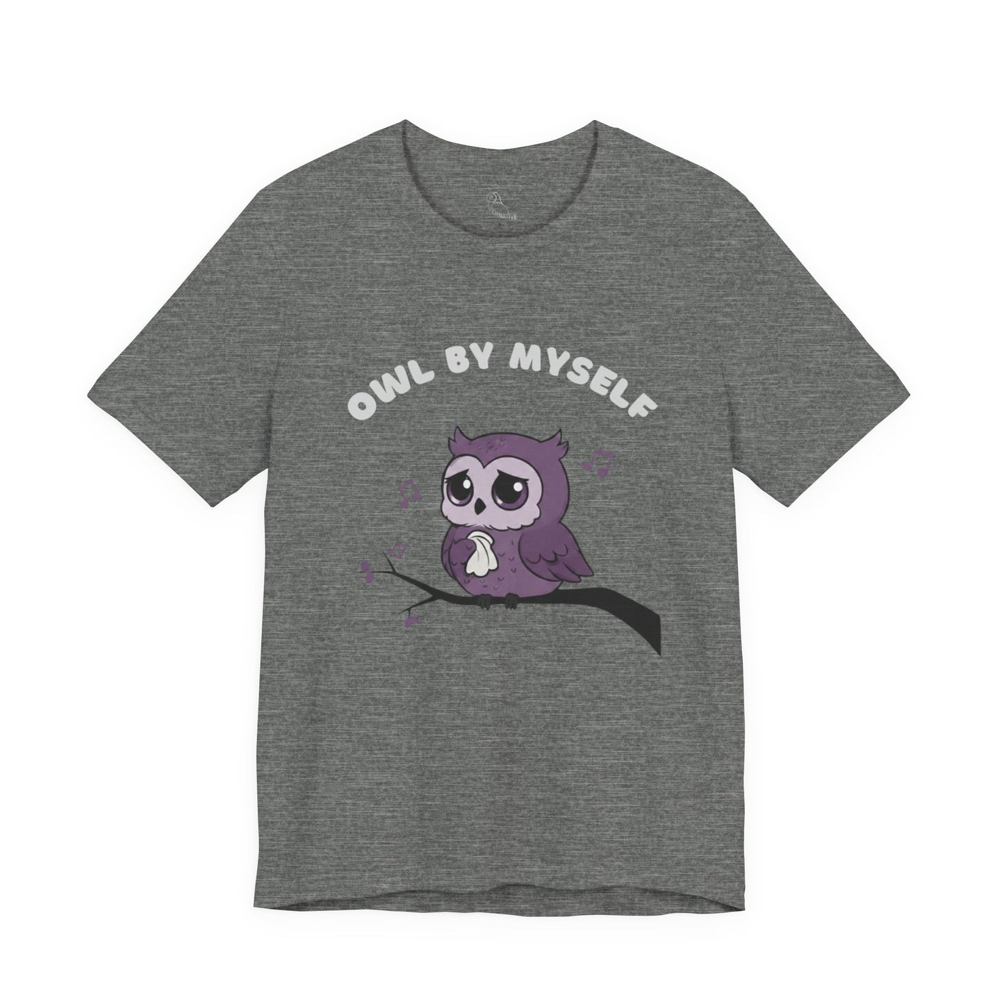 Owl By Myself | Owl Graphic Tee