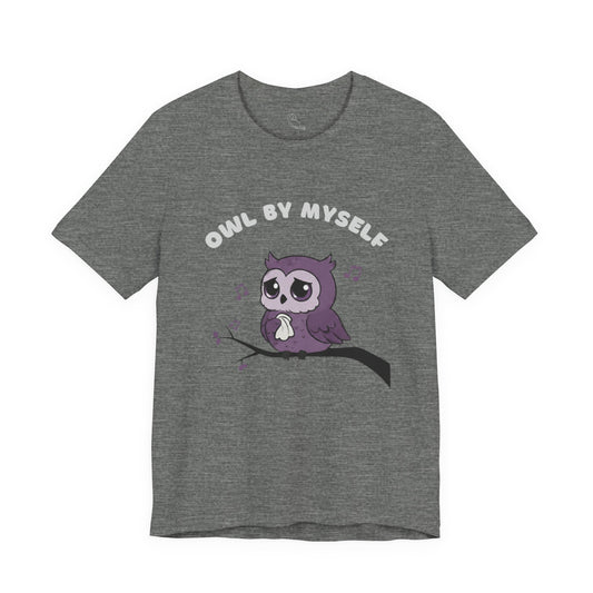 Owl By Myself | Owl Graphic Tee