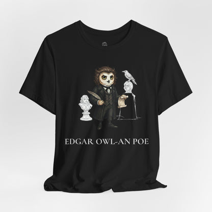 Edgar Owl-an Poe | Owl Graphical Tee
