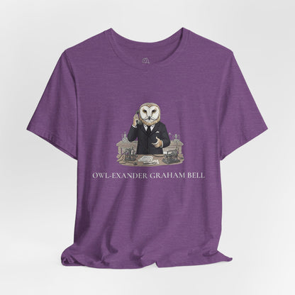 Owl-exander Graham Bell | Owl Graphic Tee