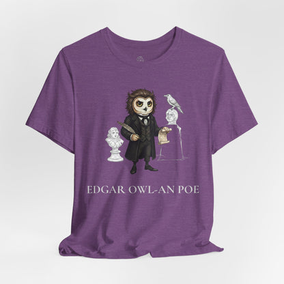 Edgar Owl-an Poe | Owl Graphical Tee