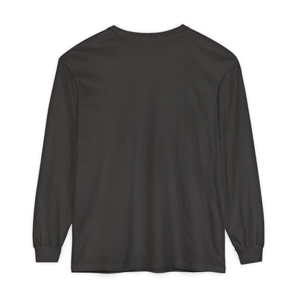 Grumpy Owl Illustration Long Sleeve | No Text, Night Bird Graphic Tee
