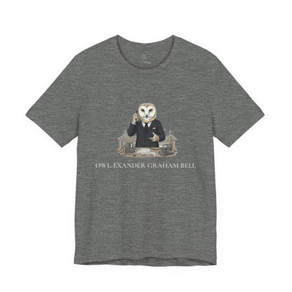Owl-exander Graham Bell | Owl Graphic Tee