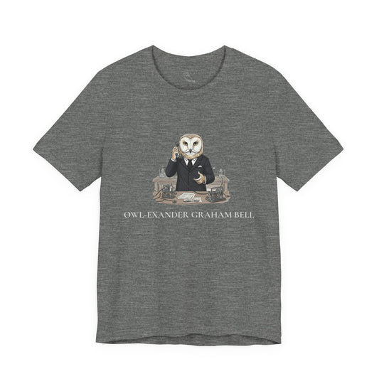 Owl-exander Graham Bell | Owl Graphic Tee