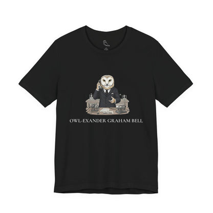 Owl-exander Graham Bell | Owl Graphic Tee
