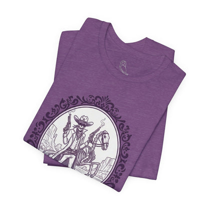 The Bone Ranger | Gothic Historical Tee, Skeleton Illustration