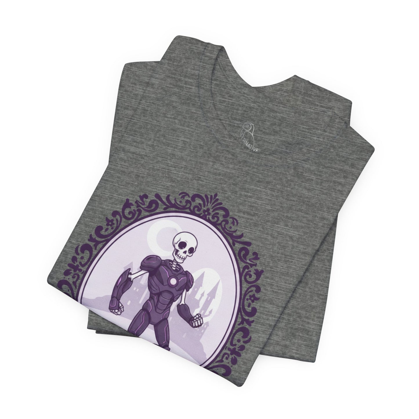 Bony Stark | Gothic Tee, Skeleton Illustration