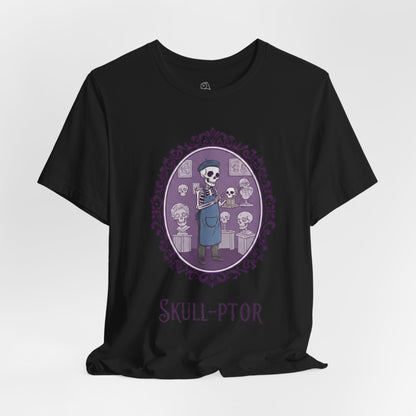 Skull-ptor T-Shirt | Gothic Tee, Skull Illustration