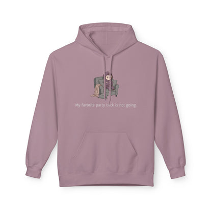 My Favorite Party Trick Is Not Going  | Introvert Graphic Hoodie