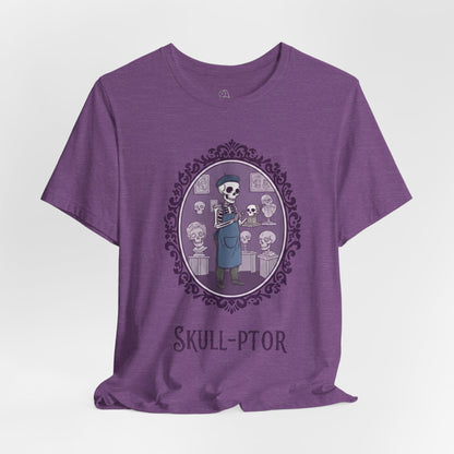 Skull-ptor T-Shirt | Gothic Tee, Skull Illustration
