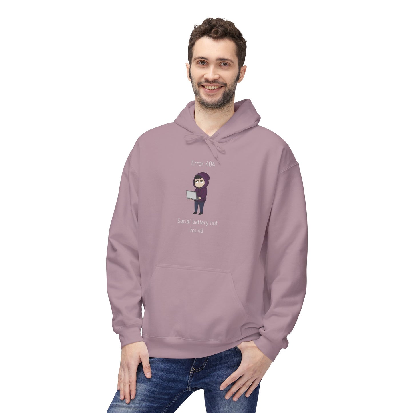 Error 404  | Introvert Graphic Hoodie