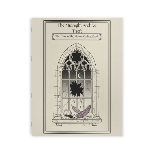 Midnight Archive Theft Mystery Coloring Book | Solve Mystery Coloring Book, Stress Relief, Anxiety Relief, Calming