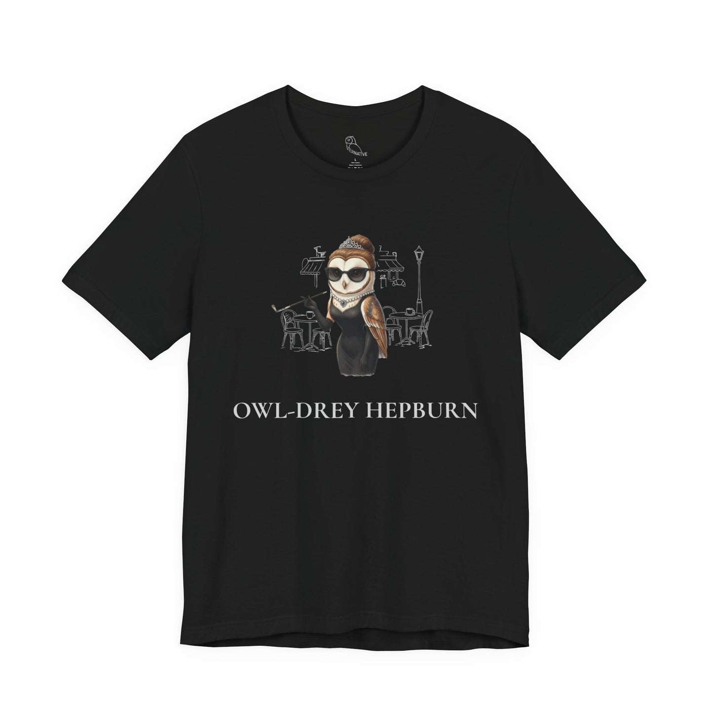 Owl-drey Hepburn | Owl Graphical Tee
