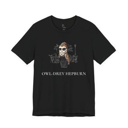 Owl-drey Hepburn | Owl Graphical Tee