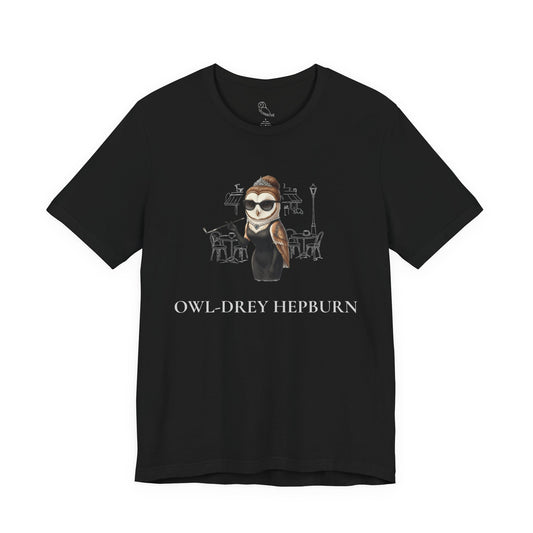 Owl-drey Hepburn | Owl Graphical Tee